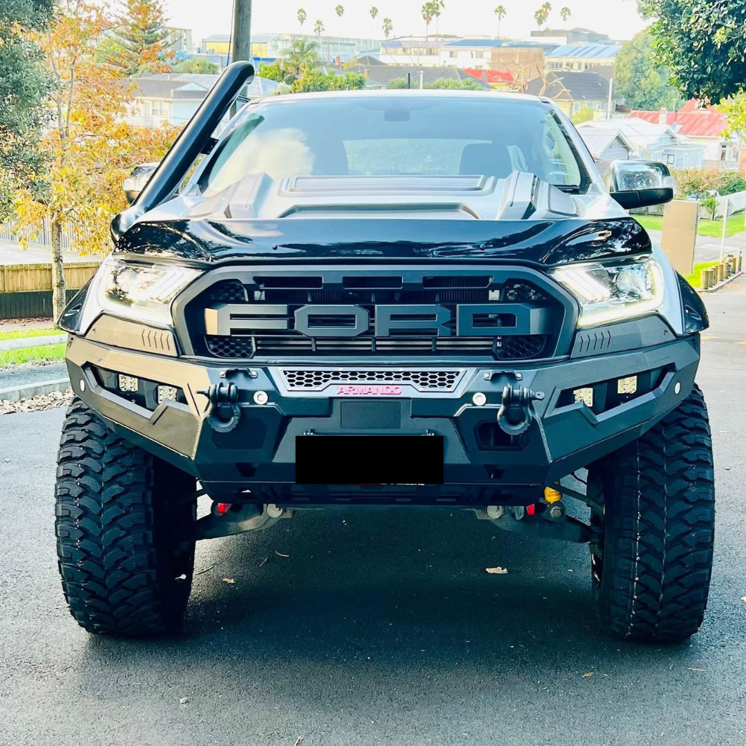 Ford Ranger Raptor Rally Bar Bull Bar to Suit Ford Ranger Raptor 2018-2022. Standard Black. Spartan ...
