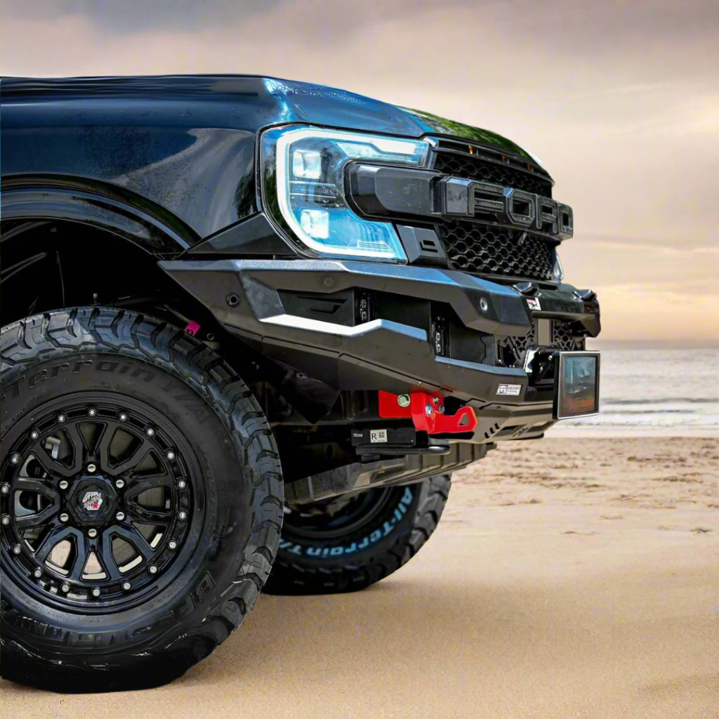 Black Next Gen Ford Everest fitted with Armando prime bar