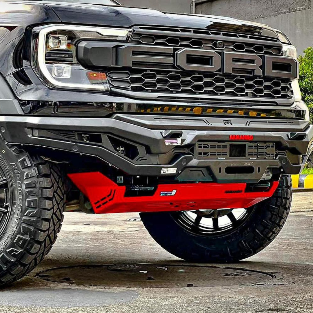 Ford Ranger Raptor Front Side Bull Bar to Suit Ford Next Gen Ranger Raptor 2022 & On. Standard Black ...
