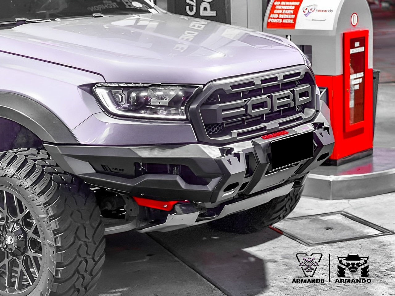 Ford Ranger Raptor Rally Bar Bull Bar to Suit Ford Ranger Raptor 2018-2022. – Armando 4x4 Australia